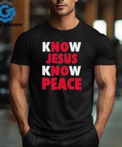 Official Faith alone saves know Jesus know peace shirt