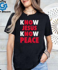 Official Faith alone saves know Jesus know peace shirt