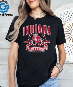 Official Indiana Hoosiers Cream & Crimson Bloomington Indiana USA T Shirt