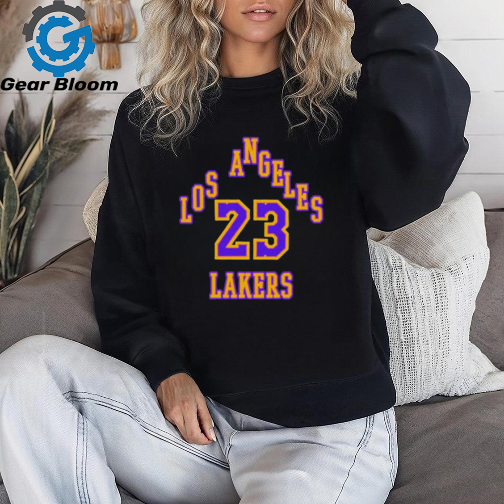 Official Lebron james Lakers 23 player basketball shirt