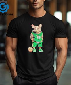 Official Legion Hoops Bulldog Wearing Celtics Boston T Shirt