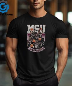 Official Mississippi State NCAA Men’s Basketball 2023   2024 Post Season T Shirt