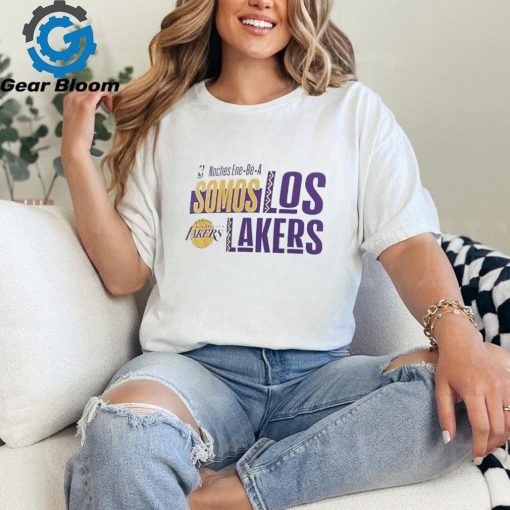 Official NBA Noches Ene Be A Training 2024 Los Angeles Lakers Somos Los Lakers Shirt