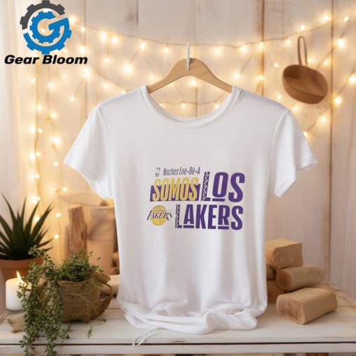 Official NBA Noches Ene Be A Training 2024 Los Angeles Lakers Somos Los Lakers Shirt