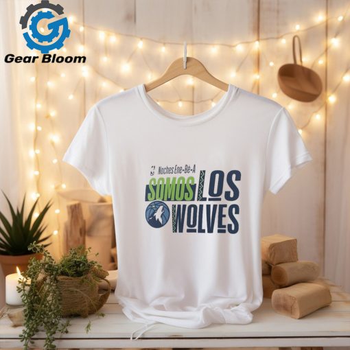 Official NBA Noches Ene Be A Training 2024 Minnesota Timberwolves Somos Los Wolves Shirt