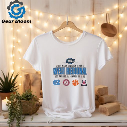 Official NCAA Division I Men’s Basketball West Regional 2024 T Shirt