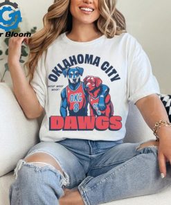 Official Oklahoma city dawgs woof woof woof basketball shirt