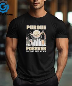 Official Purdue boilermakers braden smith and zach edey forever not just when we win signatures T shirt