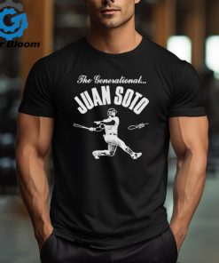 Official The generational juan soto new york yankees MLB signature shirt