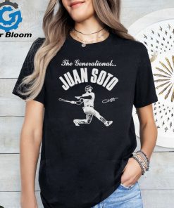 Official The generational juan soto new york yankees MLB signature shirt