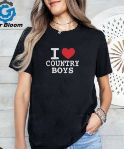 Official Trace Adkins I Love Country Boys Ladies T Shirt