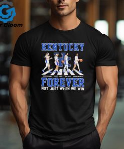 Official kentucky Women’s Basketball Abbey Road Forever Not Just When We Win Shirt