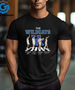 Official the Kentucky Wildcats Men’s Basketball Abbey Road 2024 Signatures Shirt