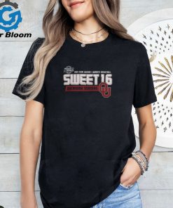 Oklahoma Sooners Wbb 2024 March Madness Sweet Sixteen Tee Shirt