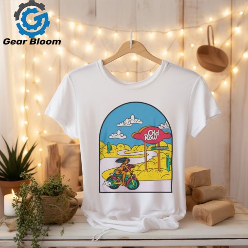 Old Row Shop The Ribbon Beer Desert Bike Pocket T Shirt