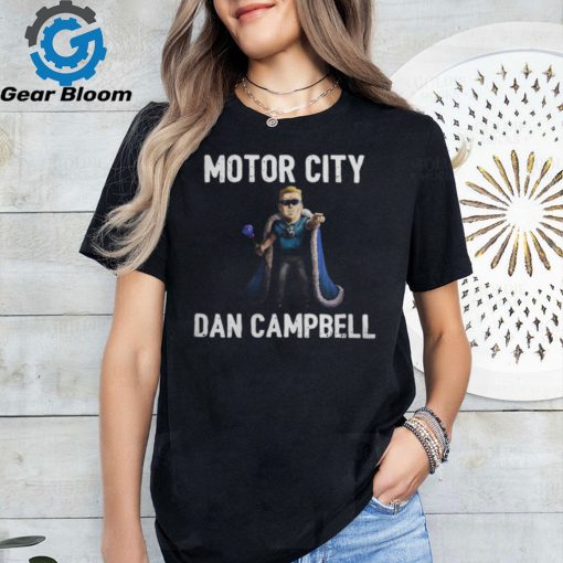 Pat Mcafee Show Merch Motor City Dan Campbell Detroit Lions T Shirt