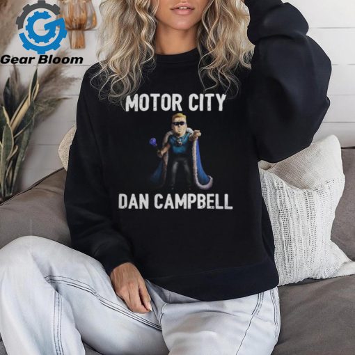 Pat Mcafee Show Merch Motor City Dan Campbell Detroit Lions T Shirt