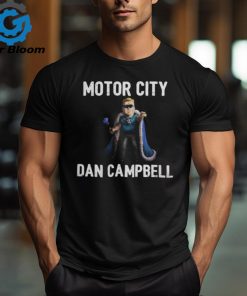 Pat Mcafee Show Merch Motor City Dan Campbell Detroit Lions T Shirt