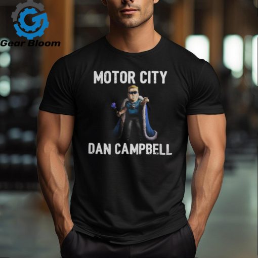 Pat Mcafee Show Merch Motor City Dan Campbell Detroit Lions T Shirt