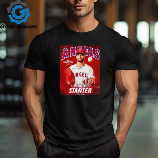 Patrick Sandoval Opening Day Starter Poster Shirt