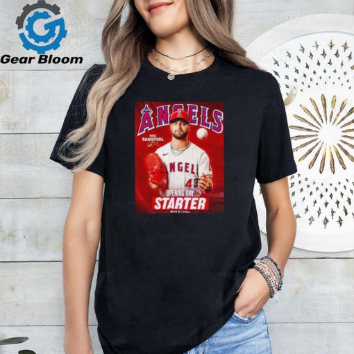 Patrick Sandoval Opening Day Starter Poster Shirt