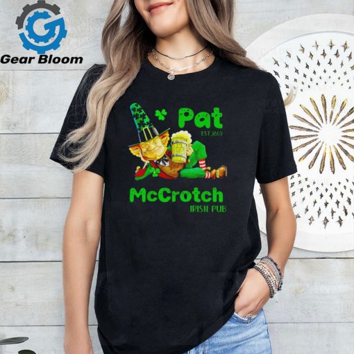 Pats Mccrotch Irish Pub Leprechaun St Patrick’s day shirt