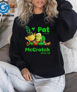 Pats Mccrotch Irish Pub Leprechaun St Patrick’s day shirt