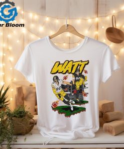 Pittsburgh Steelers TJ Watt fire football shirt