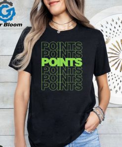 Points Points Points Green t shirt