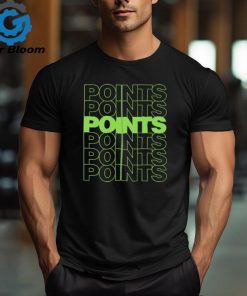 Points Points Points Green t shirt