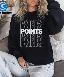 Points Points Points White t shirt