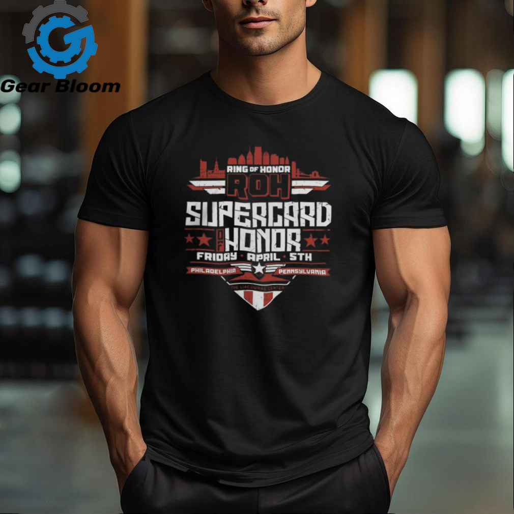 ROH Supercard Of Honor 2024 Event Tee shirt ROH Supercard Of Honor 2024 Event Tee shirt