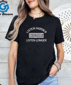 Raygun Clothing Cody And Gold Listen Harder T Shirt