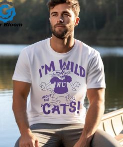 Retro Northwestern Wildcats Basketball “I’M Wild About The ‘Cats” Tee shirt