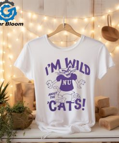 Retro Northwestern Wildcats Basketball “I’M Wild About The ‘Cats” Tee shirt