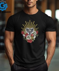 Ricky Olson Abstract Floral Black T Shirt