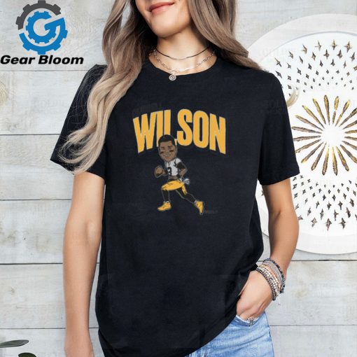 Russell Wilson Pittsburgh Caricature Breaking T Shirt