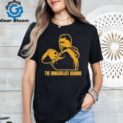 Russell Wilson – The Immaculate Signing Shirt