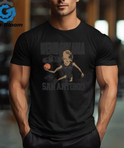 San Antonio Spurs Victor Wembanyama #1 Signature Homage T Shirt