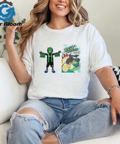 Seattle Sounders VS Austin MLS 2024 mascot cartoon soccer shirt