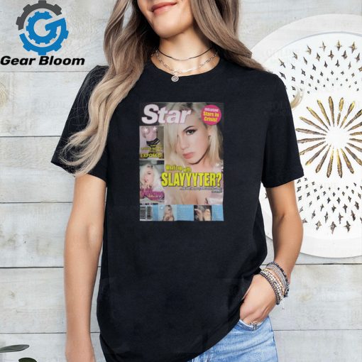 Slayyyter Merch Store Magazine Tee shirt