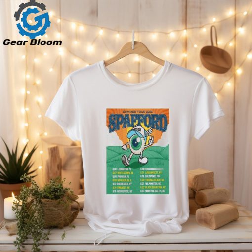 Spafford summer 2024 tour poster shirt