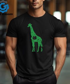 St Patricks Day Giraffe Shamrock Saint Paddys Irish Shirt