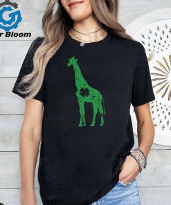 St Patricks Day Giraffe Shamrock Saint Paddys Irish Shirt