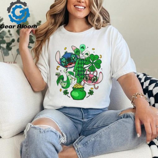 Stitch Angel St Patrick Day shirt