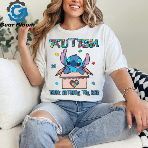 Stitch Autism Think Outside The Box shirt