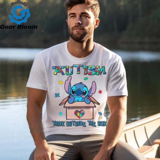 Stitch Autism Think Outside The Box shirt