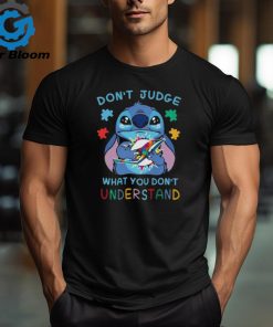 Stitch Miami Dolphins Autism Awareness Don’T Judge What You Don’T Understand Shirt