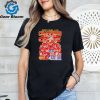 Pokemon Squirtle Wartortle and Blastoise water evolution painting shirt