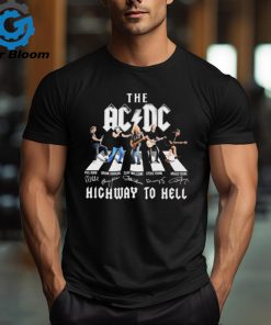 The AC DC Band Abbey Road Highway To Hell Signatures Shirt